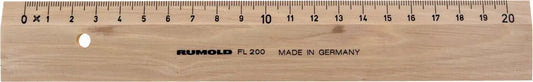 RUMOLD Flachlineal 20cm FL200/20 Buche