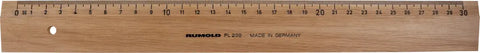 RUMOLD Flachlineal 30cm FL200/30 Buche