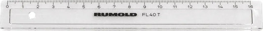 RUMOLD Schullineal 17cm FL40T transparent