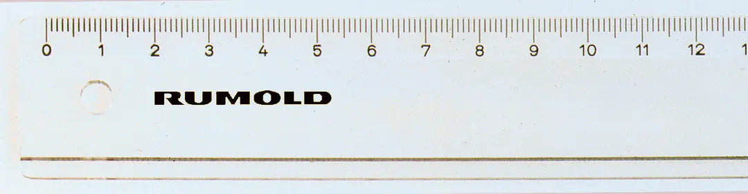 RUMOLD Flachlineal 100cm FL47/100 transparent