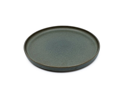 soñho - Antigo Plate - Handmade matte petrol glaze, 22 cm 💫🍽️