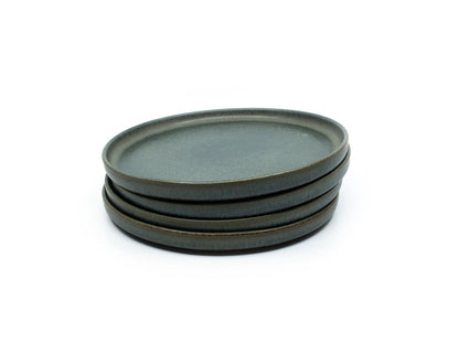 soñho - Antigo Plate - Handmade matte petrol glaze, 22 cm 💫🍽️
