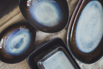 soñho - Profundezas Pasta Bowl - Elegant midnight-blue glaze ✨🌌