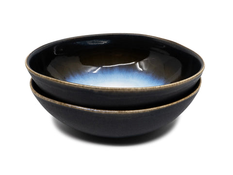 soñho - Profundezas Pasta Bowl - Elegant midnight-blue glaze ✨🌌