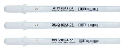 SAKURA Gelly Roll 0.4mm POXPGBWH3 White 3 Stück