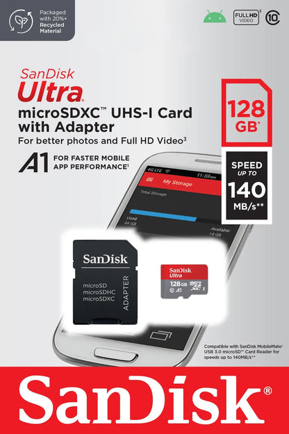 SANDISK Ultra micro SDXC 128GB SDSQUAB-128G-GN6MA