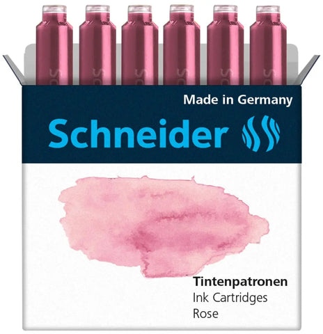SCHNEIDER Tintenpatronen 166129 rose 6 Stk.