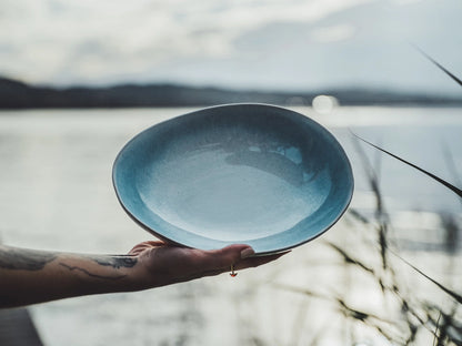 mumix - Brisa Pasta Bowl - Ocean-blue glow, generous capacity 🌊🍽️