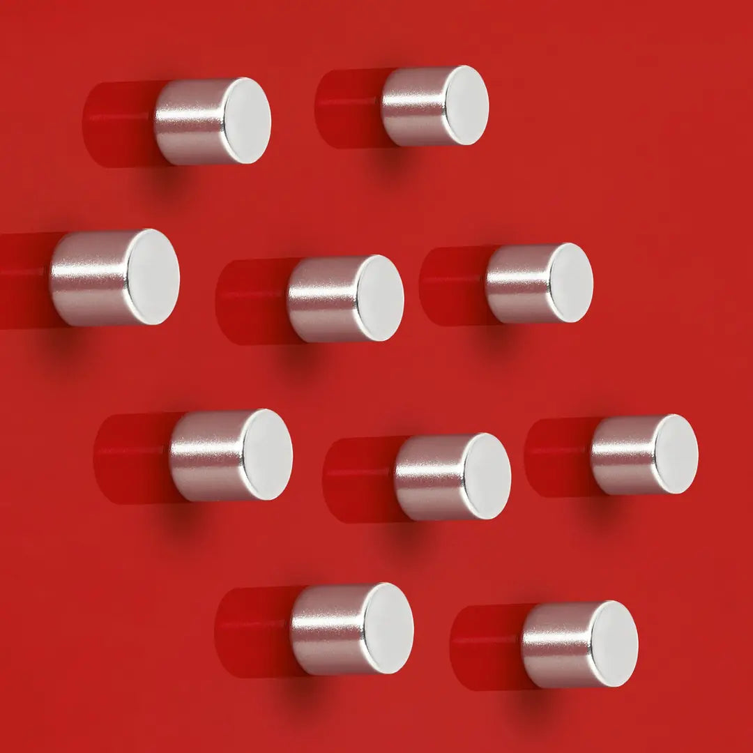 SIGEL Superdym-Magnete 10mm BA701 stark silber, 10 Stück