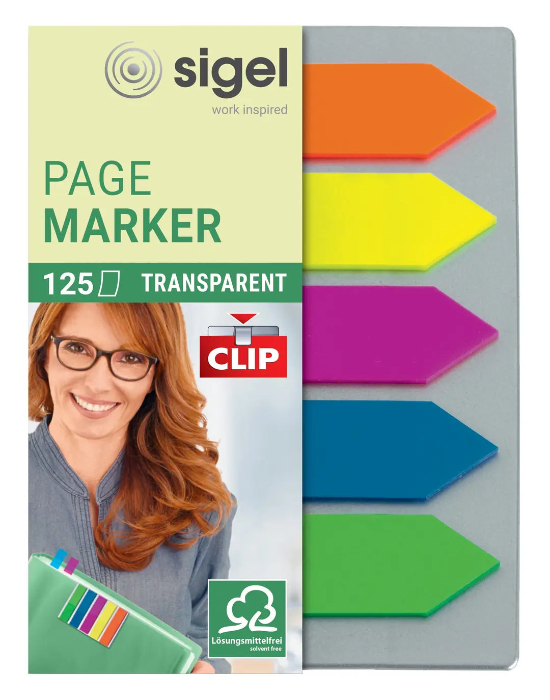 SIGEL Notes 12x50mm HN611 5 Farben ass. 125 Blatt