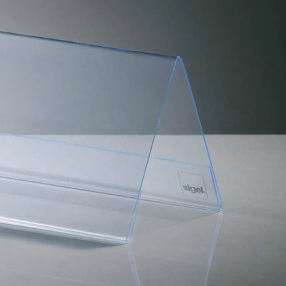 SIGEL Tischsteller Gr. 2 100x60mm TA136 transparent 10 Stück
