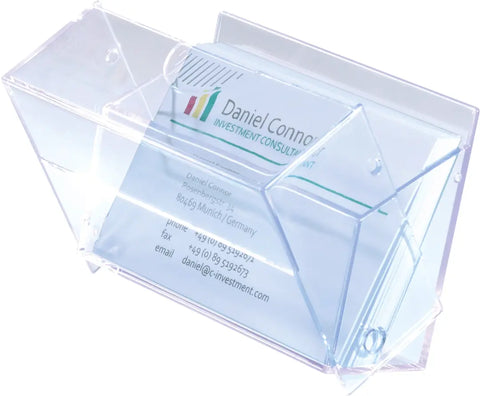 SIGEL Visitenkarten-Box VA110 transp.,für 100 Karten 86x55mm