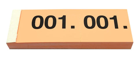 SIMPLEX Garderobenblock 1-100 13073 orange 100 Blatt