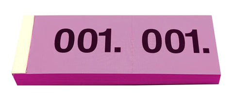 SIMPLEX Garderobenblock 1-100 13076 pink 100 Blatt