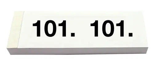 SIMPLEX Garderobenblock Nr. 101-200 13077 weiss 100 Blatt