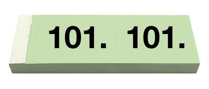 SIMPLEX Garderobenblock 101-200 13081 grün 100 Blatt