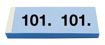 SIMPLEX Garderobenblock 101-200 13082 blau 100 Blatt