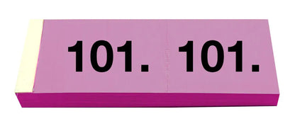 SIMPLEX Garderobenblock 101-200 13083 pink 100 Blatt