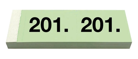 SIMPLEX Garderobenblock 201-300 13088 grün 100 Blatt