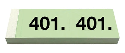 SIMPLEX Garderobenblock 401-500 13102 grün 100 Blatt