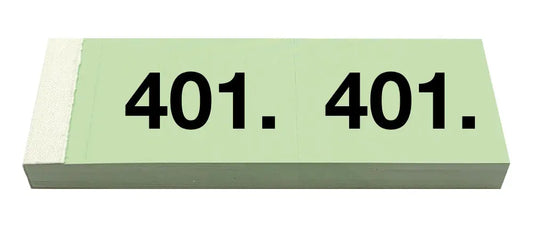 SIMPLEX Garderobenblock 401-500 13102 grün 100 Blatt