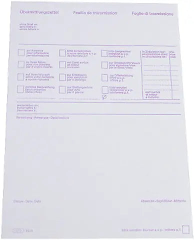 SIMPLEX Übermittlungslbock D/F/I A5 13223 60g 70 Blatt