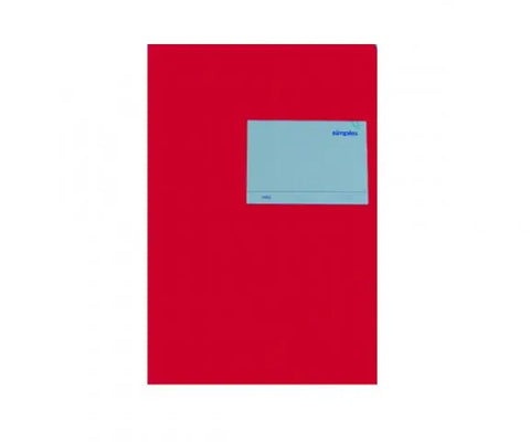 SIMPLEX Statistikheft A5 19003 red 40 Blatt