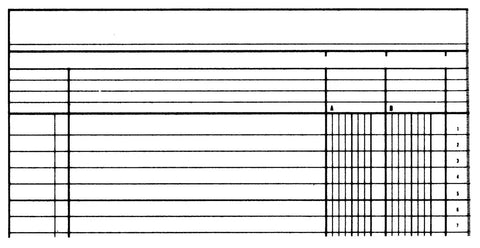 SIMPLEX Statistikbuch A4 19082 2 Kolonnen, grün 40 Blatt