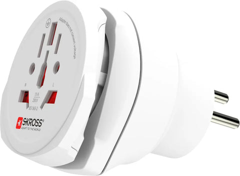SKROSS Country Travel Adapter Combo 1.500216E World/EU to Israel