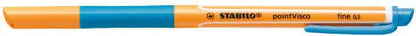 STABILO Tintenroller pointVisco 0,5mm 1099/51 türkisblau