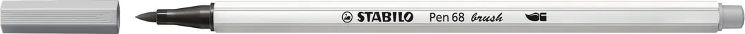 STABILO Fasermaler Pen 68 Brush 568/95 hellgrau