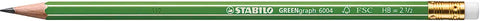 STABILO Bleistift GREENgraph 6004/HB HB
