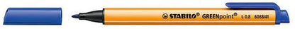 STABILO Faserschr. GREENpoint 0,8mm 6088/41 blau