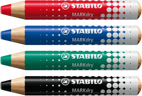 STABILO Whiteboardmarker MARKdry 648/4 4er Etui