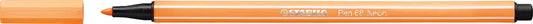 STABILO Fasermaler Pen 68 1mm 68/054 neonorange