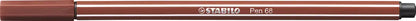 STABILO Fasermaler Pen 68 1mm 68/38 rötel