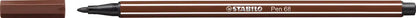 STABILO Fasermaler Pen 68 1mm 68/45 braun