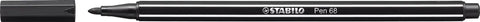 STABILO Fasermaler Pen 68 1mm 68/46 schwarz