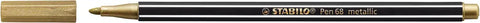 STABILO Fasermaler Pen 68 1mm 68/810 metallic gold