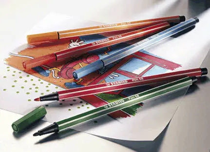 STABILO Fasermaler Pen 68 1mm 6806/PL 6 Farben