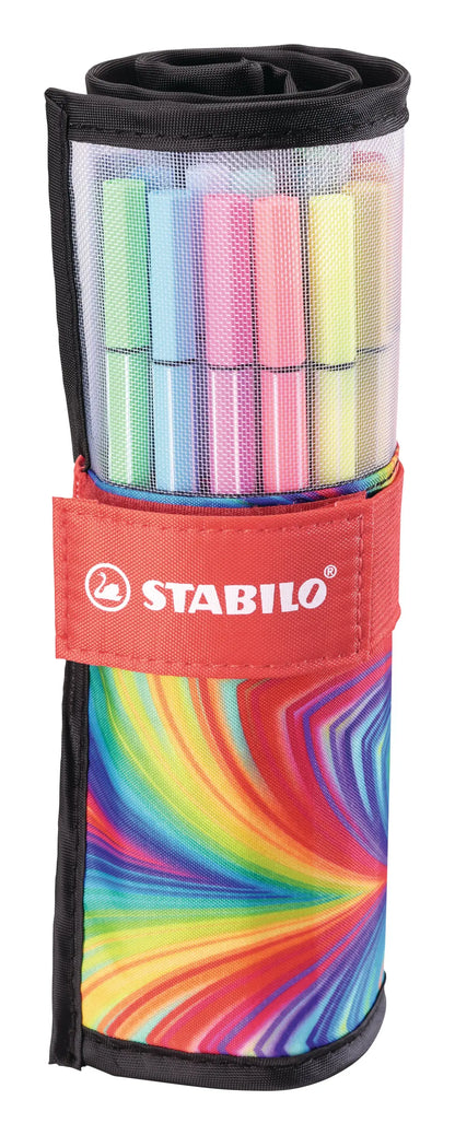 STABILO Fasermaler Pen 68 1mm 6825-071-20 Rollerset, Arty 25 Stück