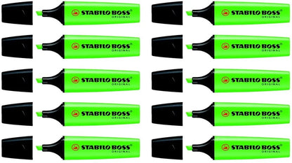 STABILO Boss Marker Original 2-5mm 70/33-10 grün 10 Stück