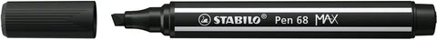 STABILO Fasermaler Pen 68 MAX 2+5mm 768/46 schwarz