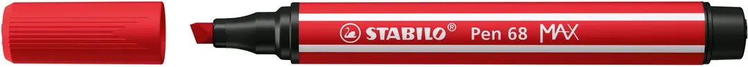 STABILO Fasermaler Pen 68 MAX 2+5mm 768/48 karminrot