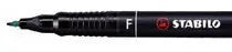 STABILO OHP Pen permanent F 842/36 grün