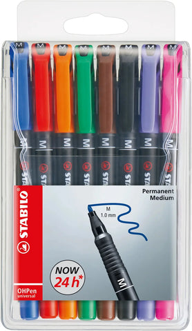 STABILO OHP Pen permanent M 843/8 8er Etui
