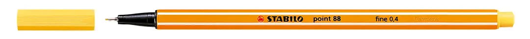 STABILO Feinschreiber point 88 0.4mm 88/44 gelb