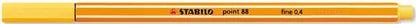 STABILO Feinschreiber point 88 0.4mm 88/44 gelb