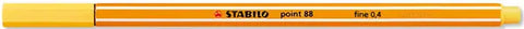 STABILO Feinschreiber point 88 0.4mm 88/44 gelb