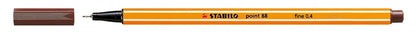 STABILO Feinschreiber point 88 0.4mm 88/45 braun